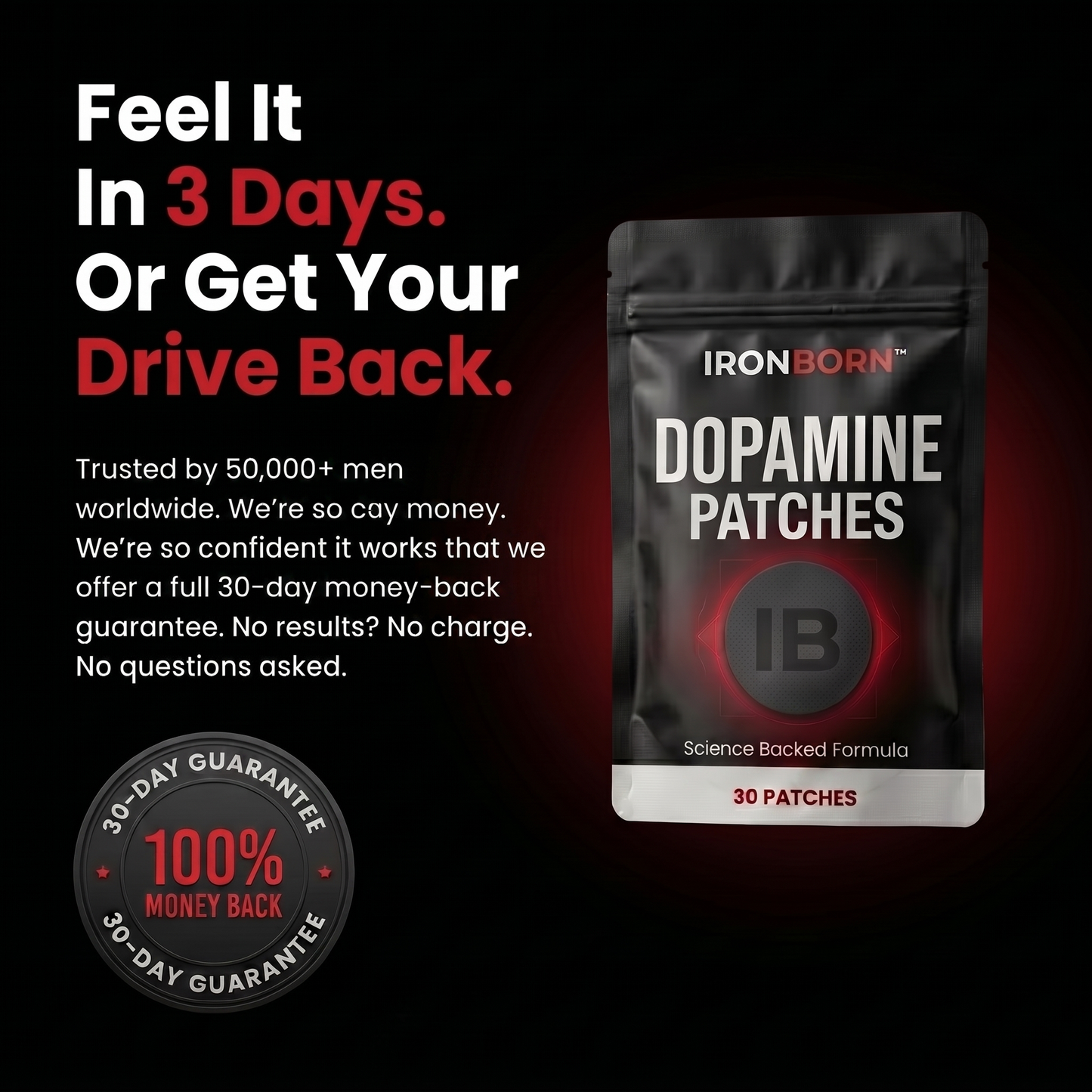 MyMus Performance Patch — Focus, Energy, Drive & Confidence